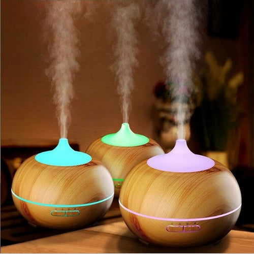 Natural Oak Design Essential Oil Diffuser & Humidifier – 300 ml