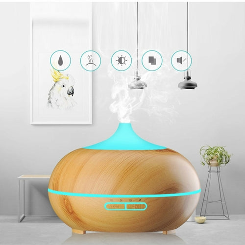 Natural Oak Design Essential Oil Diffuser & Humidifier – 300 ml
