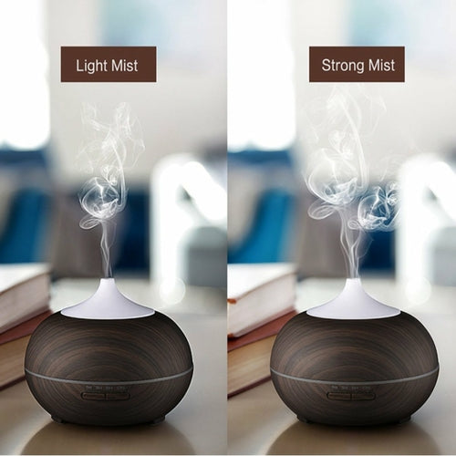 Natural Oak Design Essential Oil Diffuser & Humidifier – 300 ml