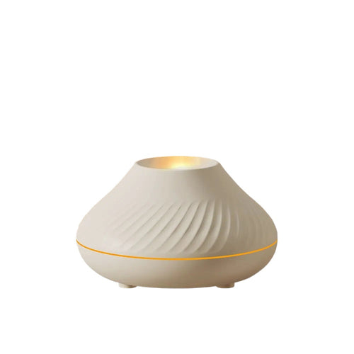 Flame‑Effect Aromatherapy Humidifier – Minimalist Nordic Design