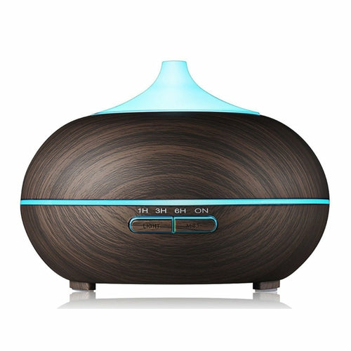 Natural Oak Design Essential Oil Diffuser & Humidifier – 300 ml
