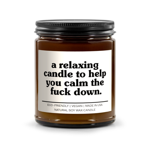 Natural Soy Wax Relaxing Candle – 9 oz