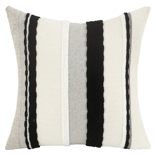 Boho Striped Chenille Cushion Cover – 45x45 cm