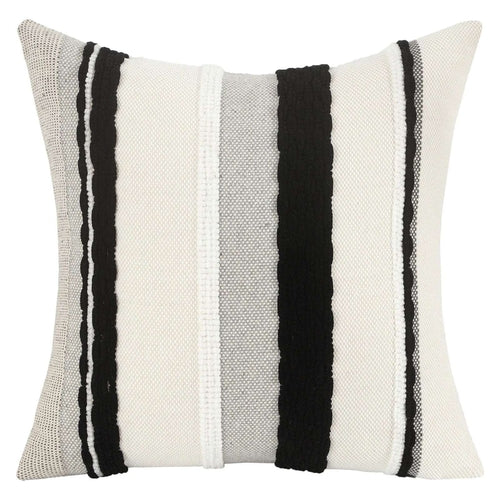 Boho Striped Chenille Cushion Cover – 45x45 cm