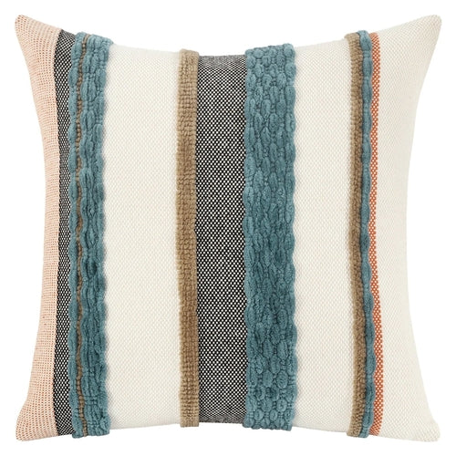 Boho Striped Chenille Cushion Cover – 45x45 cm