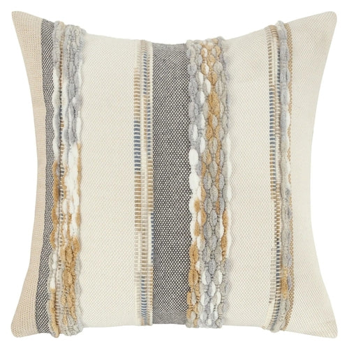 Boho Striped Chenille Cushion Cover – 45x45 cm