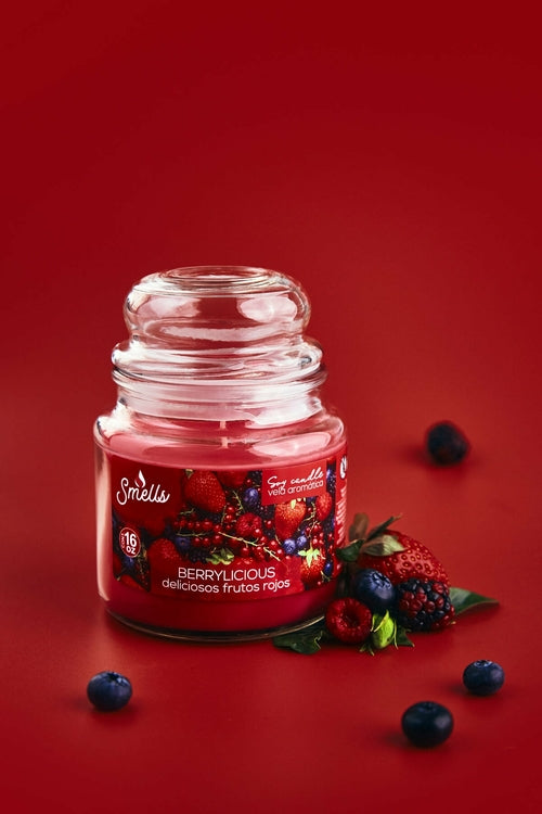 Bougie Parfumée aux Fruits Rouges - Berrylicious 16 oz