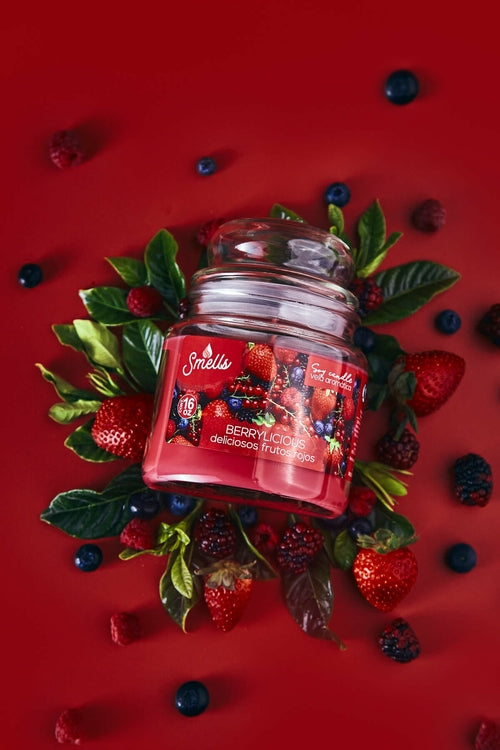 Bougie Parfumée aux Fruits Rouges - Berrylicious 16 oz