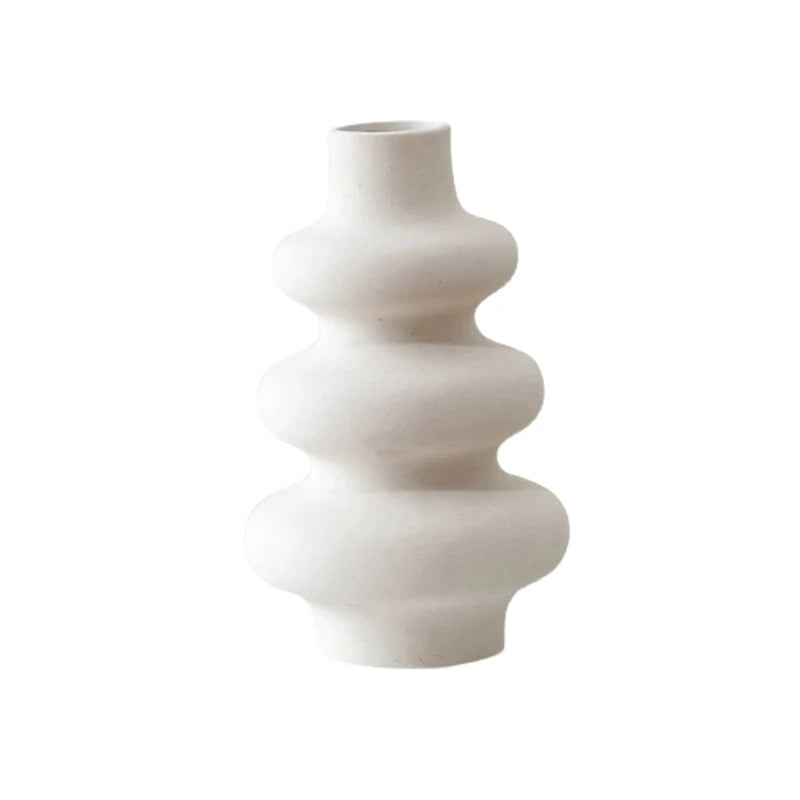 Modern White Decorative Vase