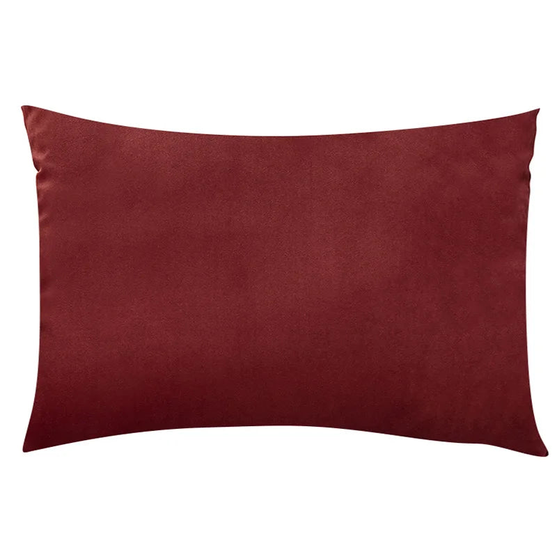 Luxury Velvet Cushion Cover - Elegant Rectangular Pillow Case for Sofa & Bedroom