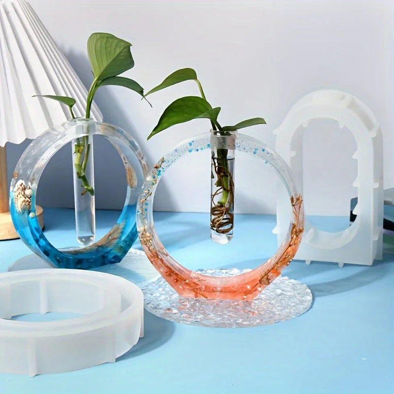 Arched Flower Pot Silicone Mold - DIY Planter & Vase Casting Mold