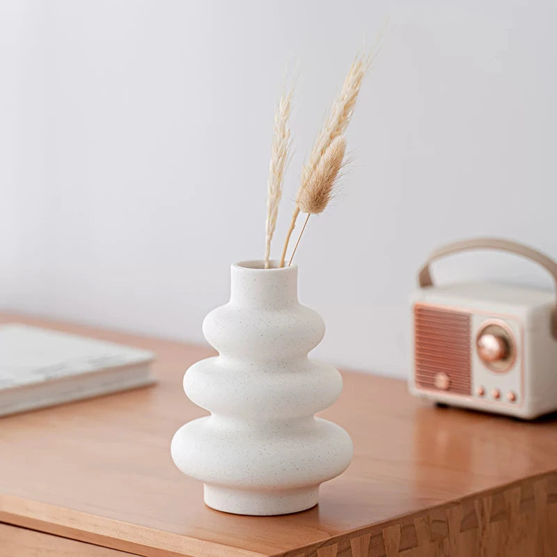 Modern White Decorative Vase
