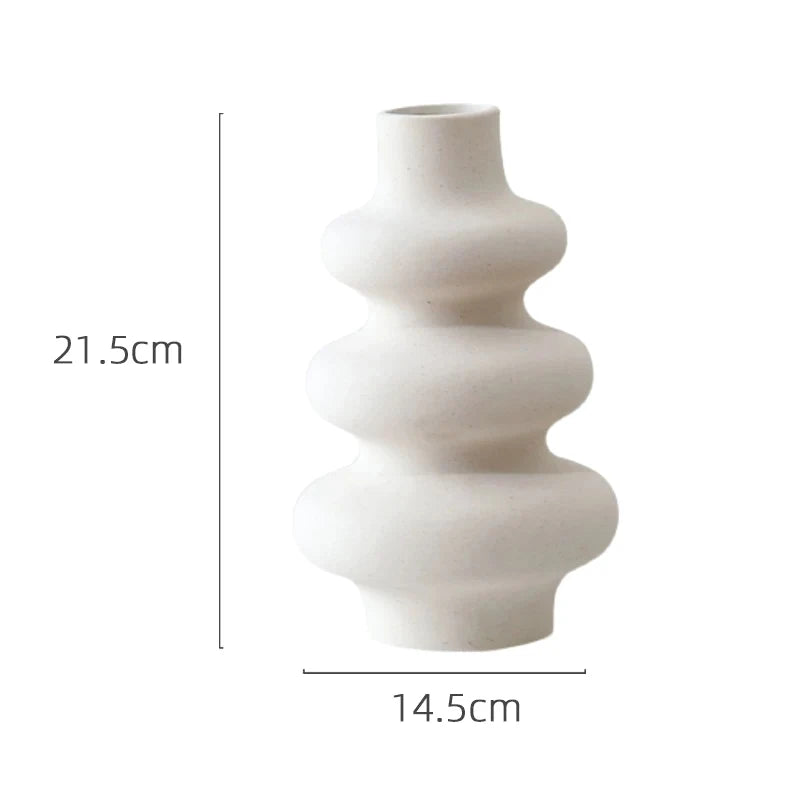 Modern White Decorative Vase