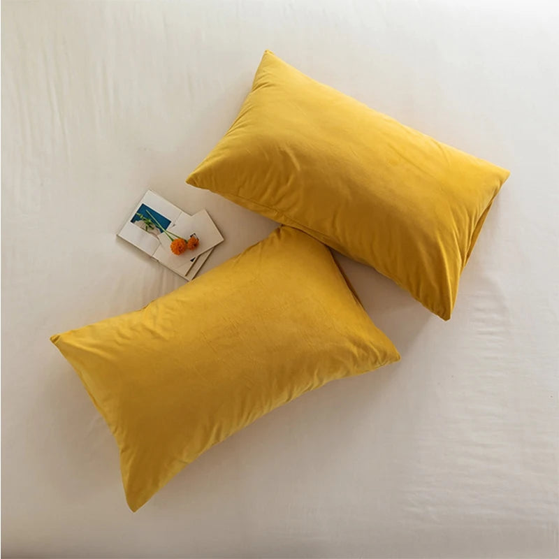 Soft Velvet Lumbar Pillow Cover - Nordic Style 12x20"