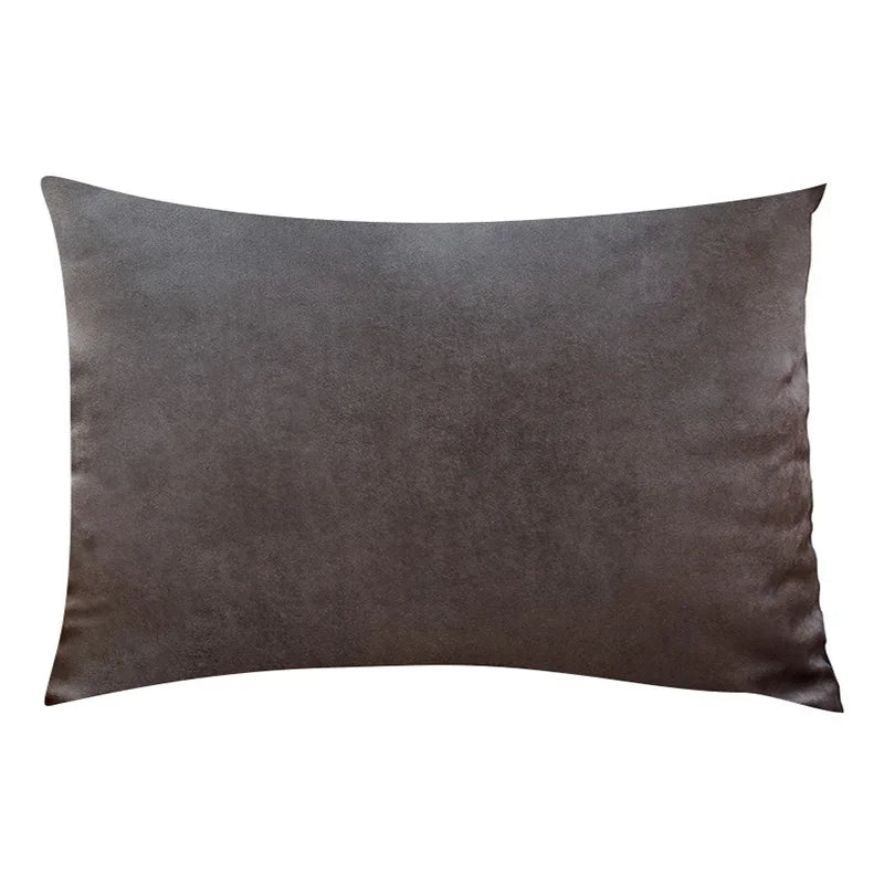 Soft Velvet Lumbar Pillow Cover - Nordic Style 12x20"