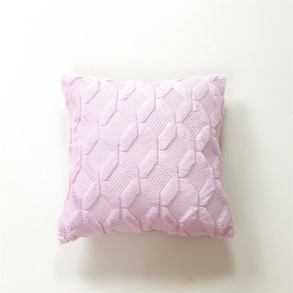 Plush Decorative Cushion Cover – Cozy Home Décor for Living Room & Bedroom