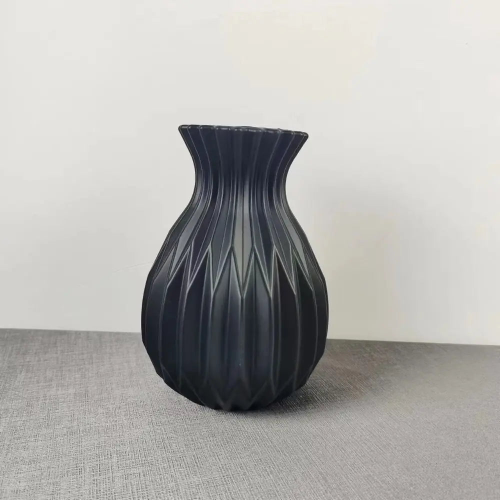 Nordic Tall Plastic Vase - Modern Unbreakable Flower Pot