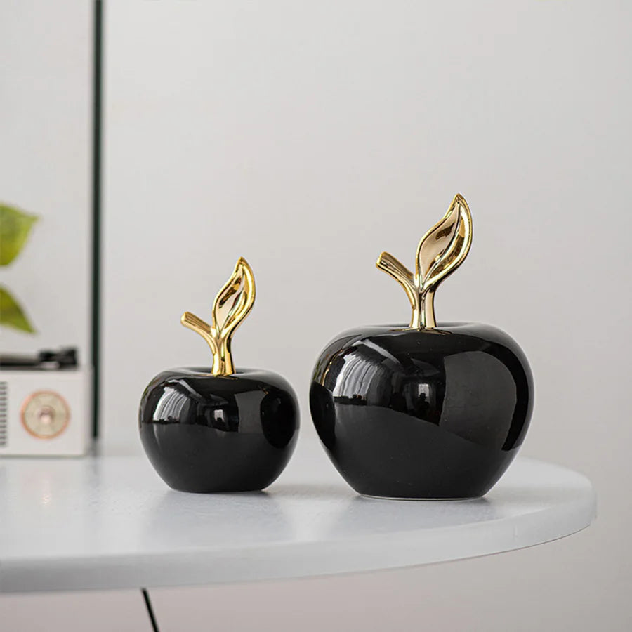 Ceramic Fruit Figurine - European Style Decorative Sculpture for Home Decor
