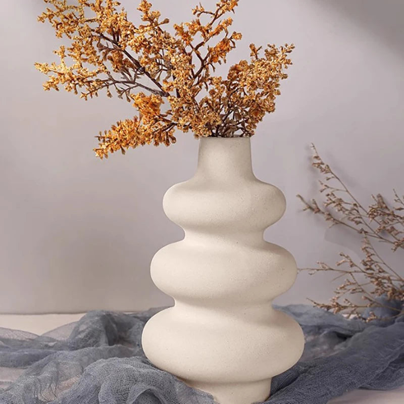 Modern White Decorative Vase