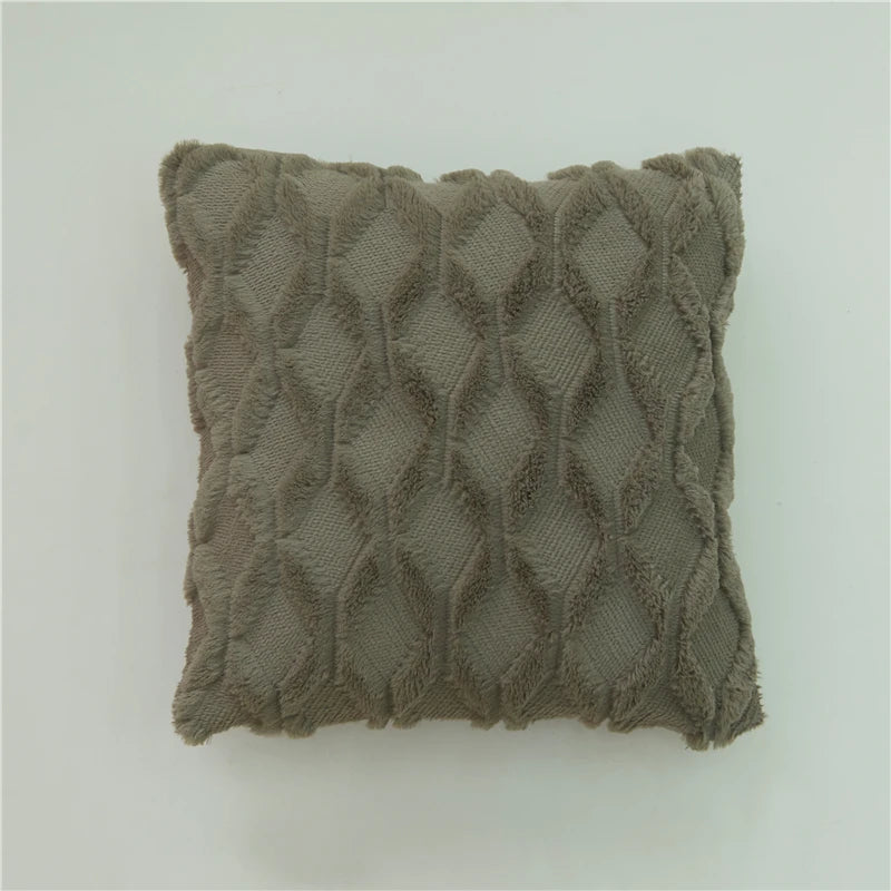 Plush Decorative Cushion Cover – Cozy Home Décor for Living Room & Bedroom