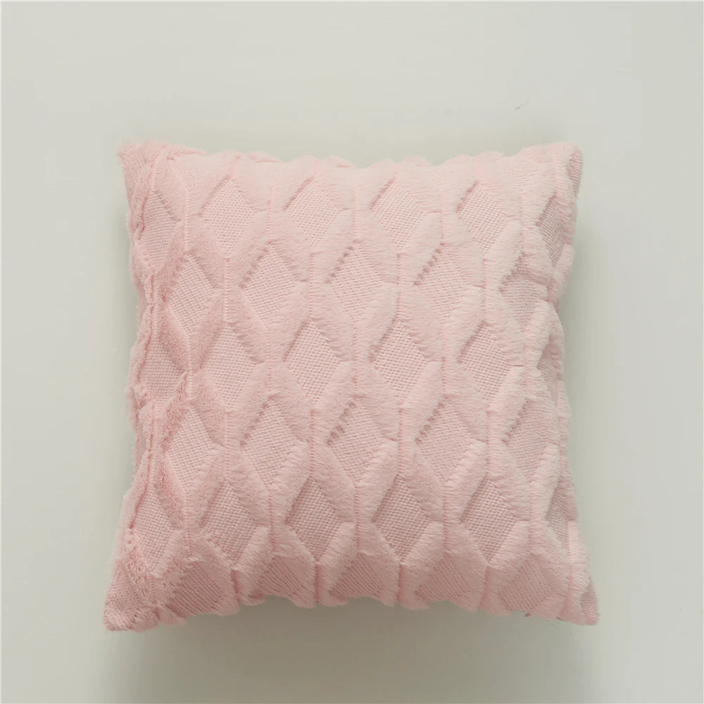 Plush Decorative Cushion Cover – Cozy Home Décor for Living Room & Bedroom