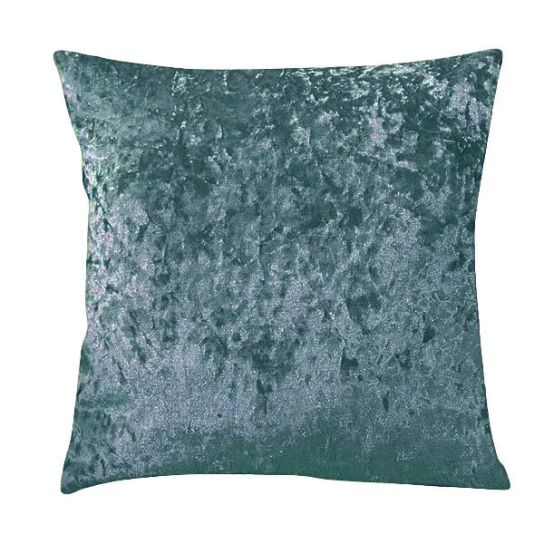 Luxury Crushed Velvet Cushion Cover - Nordic Style 18x18"