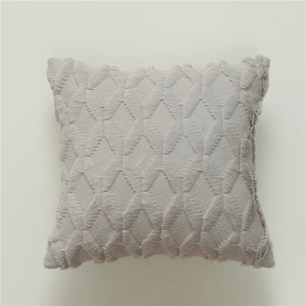 Plush Decorative Cushion Cover – Cozy Home Décor for Living Room & Bedroom