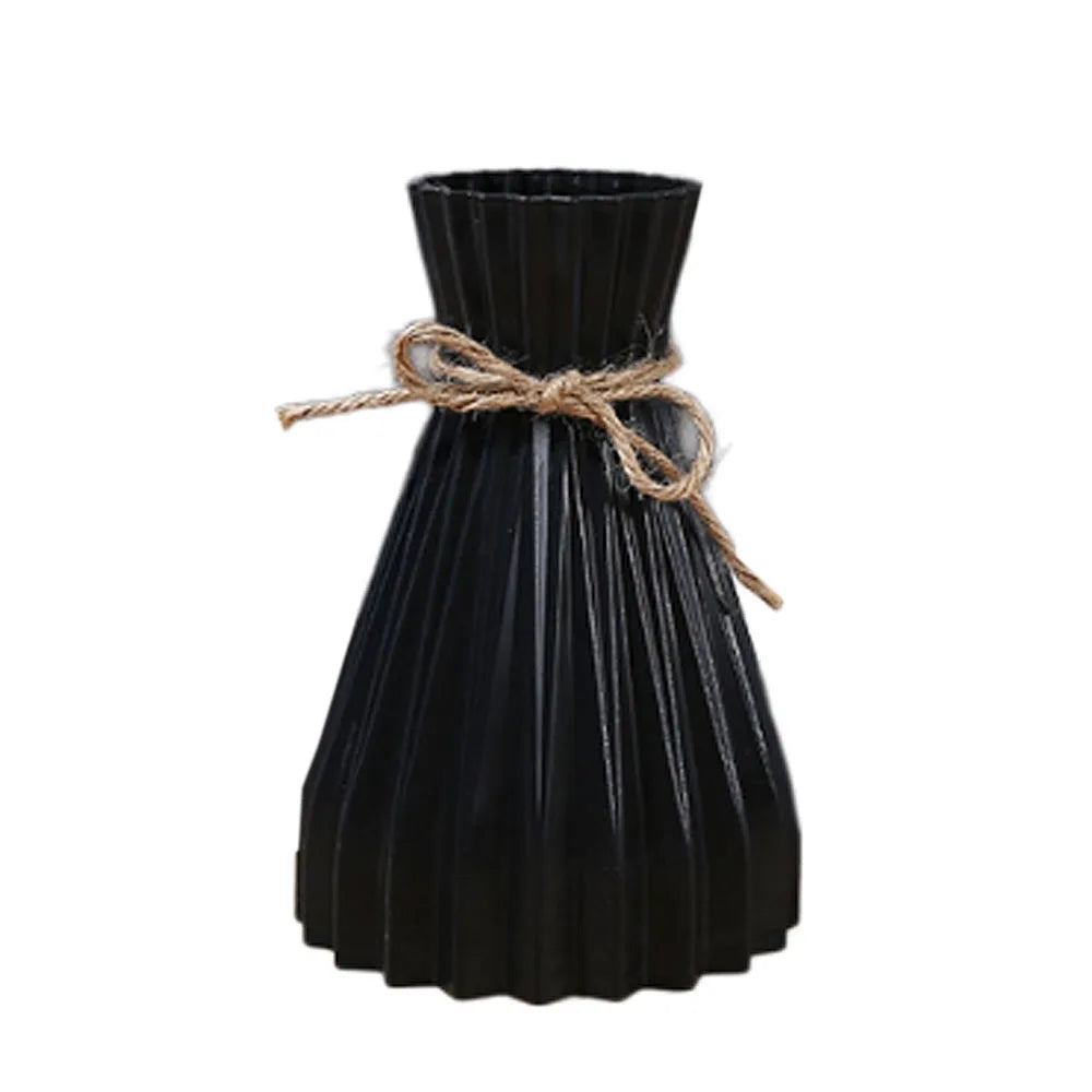 Sculptural Pleated Vase for Dried Flowers