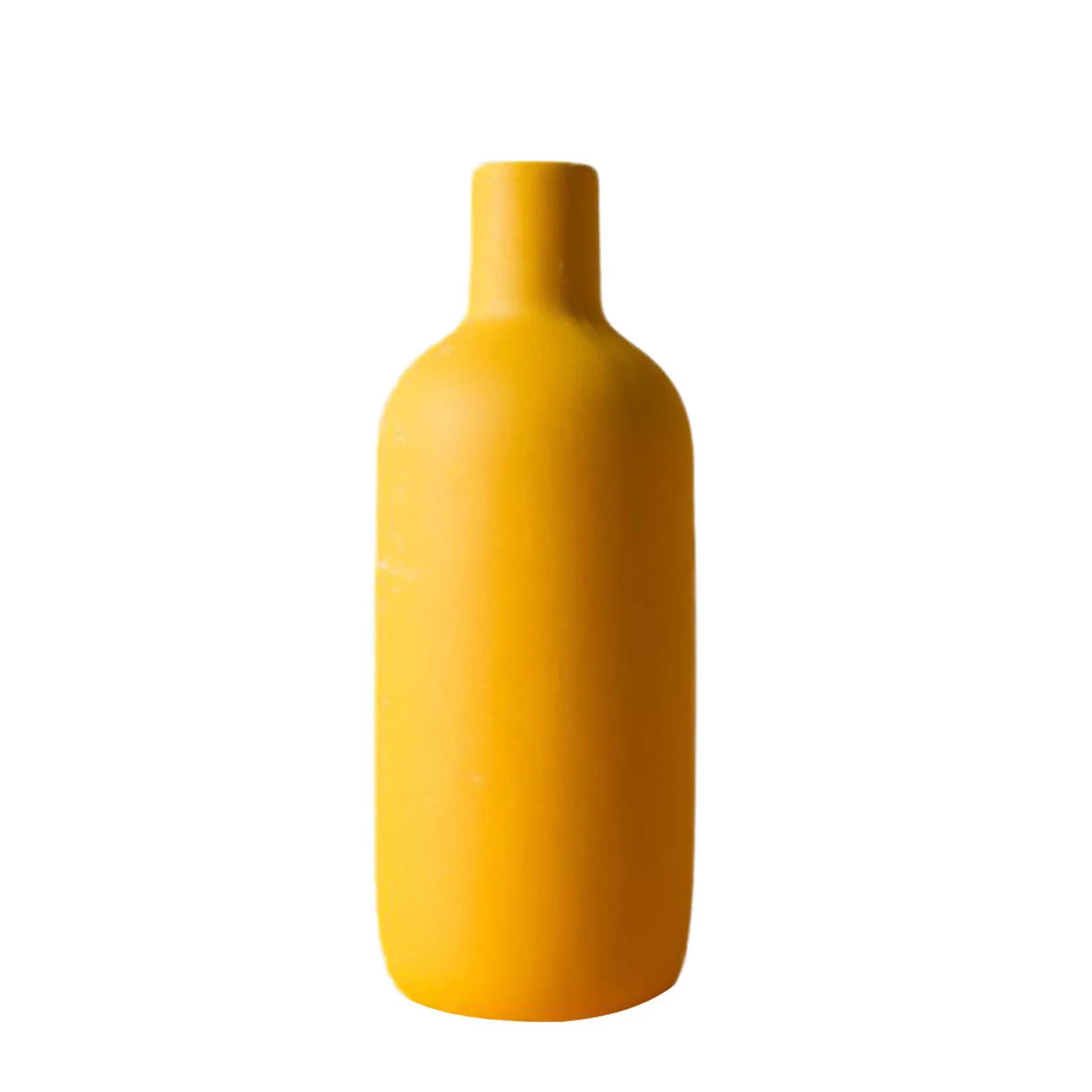 Nordic Modern Ceramic Vase - Minimalist Solid Color Flower Vase for Home Decor