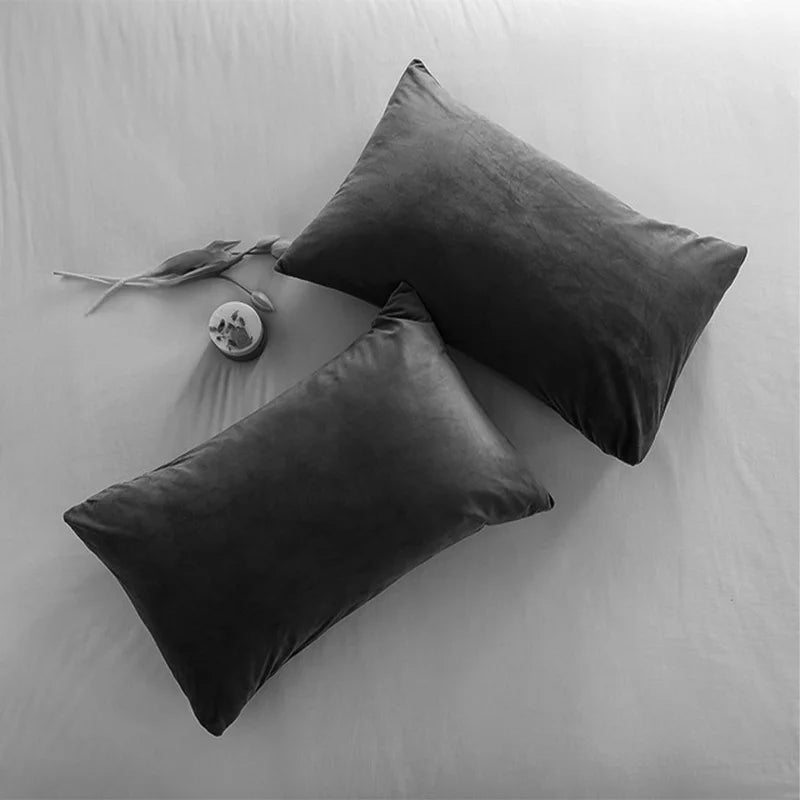 Luxury Velvet Cushion Cover - Elegant Rectangular Pillow Case for Sofa & Bedroom