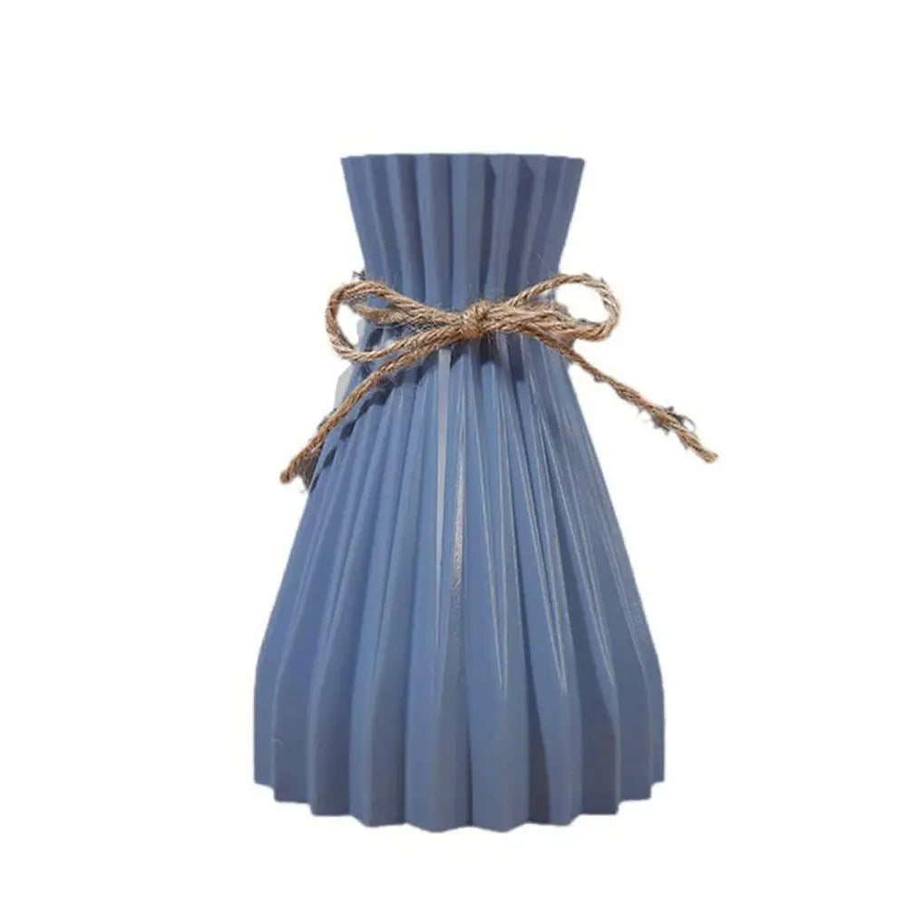 Sculptural Pleated Vase for Dried Flowers