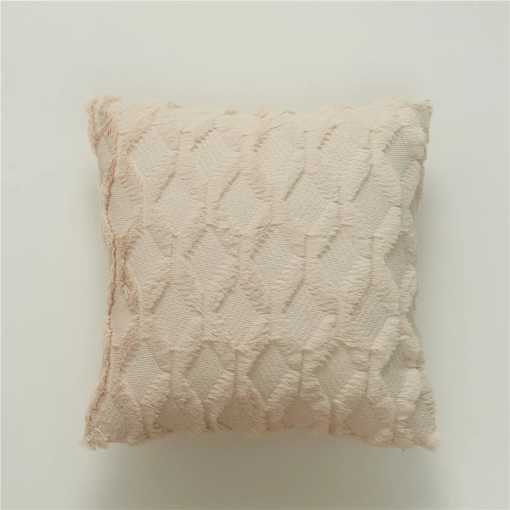 Plush Decorative Cushion Cover – Cozy Home Décor for Living Room & Bedroom