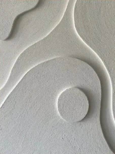 Abstract 3D Textured Canvas Wall Art - Modern Boho Home Decor