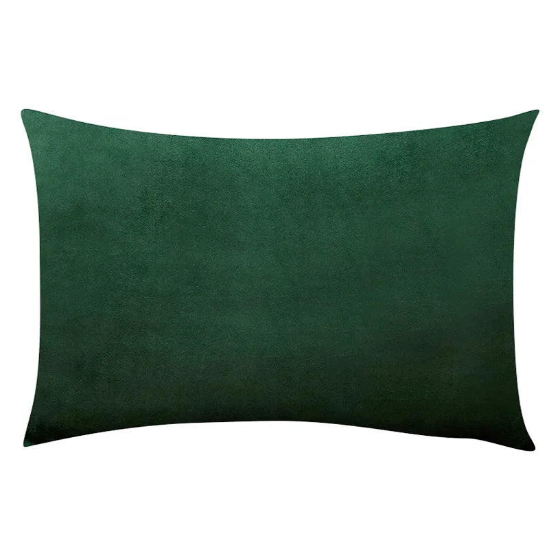 Luxury Velvet Cushion Cover - Elegant Rectangular Pillow Case for Sofa & Bedroom