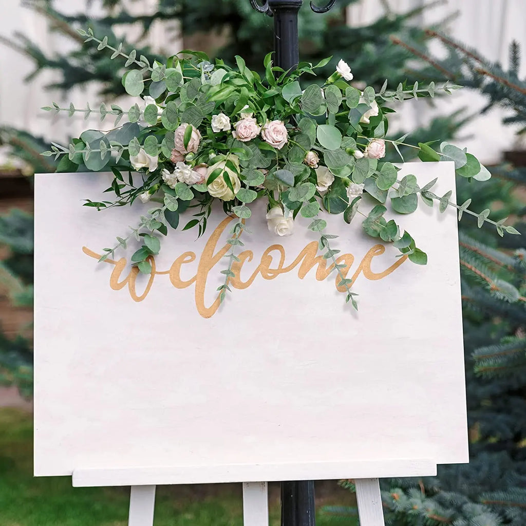 Artificial Eucalyptus Stems - 12 Pack Silver Dollar Greenery for Weddings & Home