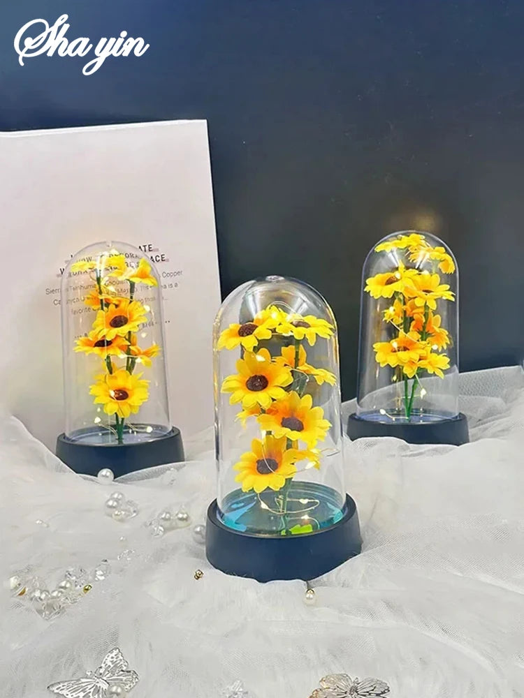 Eternal Sunflower Gift Set - Thoughtful Keepsake for Mother's Day, Graduation & Special Occasions
