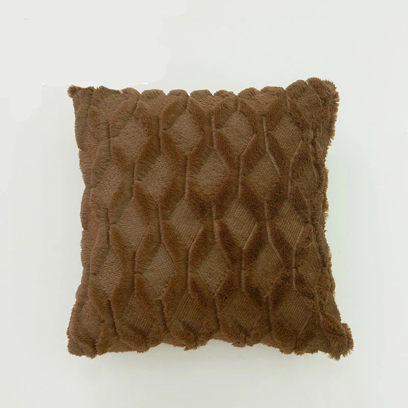 Plush Decorative Cushion Cover – Cozy Home Décor for Living Room & Bedroom