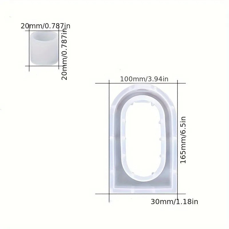 Arched Flower Pot Silicone Mold - DIY Planter & Vase Casting Mold