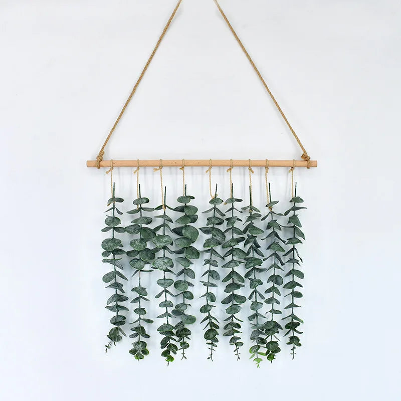 Artificial Eucalyptus Stems - 12 Pack Silver Dollar Greenery for Weddings & Home