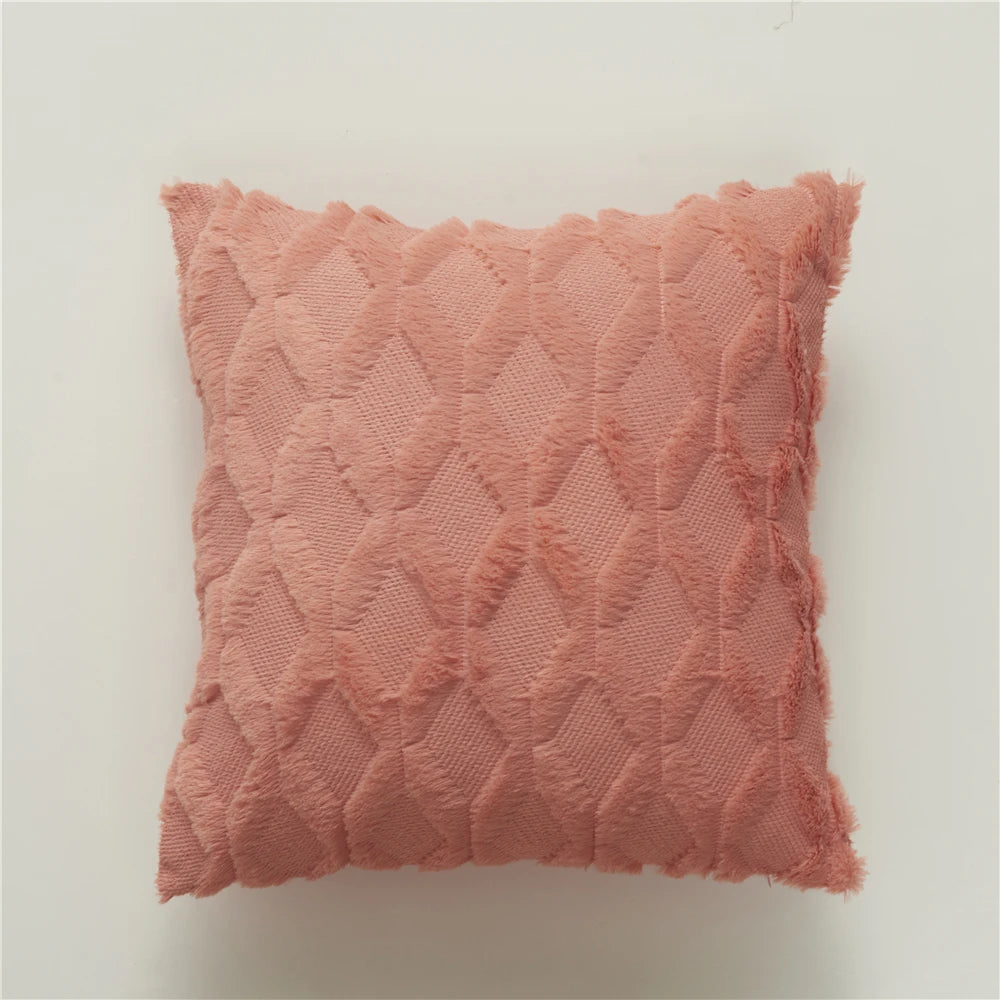 Plush Decorative Cushion Cover – Cozy Home Décor for Living Room & Bedroom