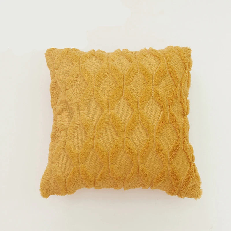 Plush Decorative Cushion Cover – Cozy Home Décor for Living Room & Bedroom