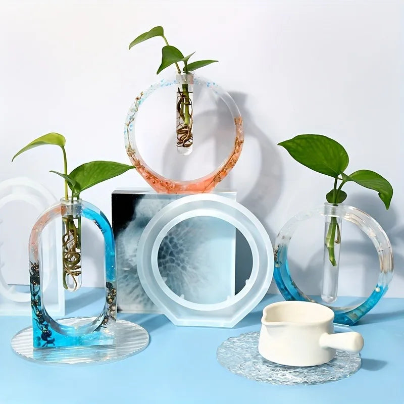Arched Flower Pot Silicone Mold - DIY Planter & Vase Casting Mold