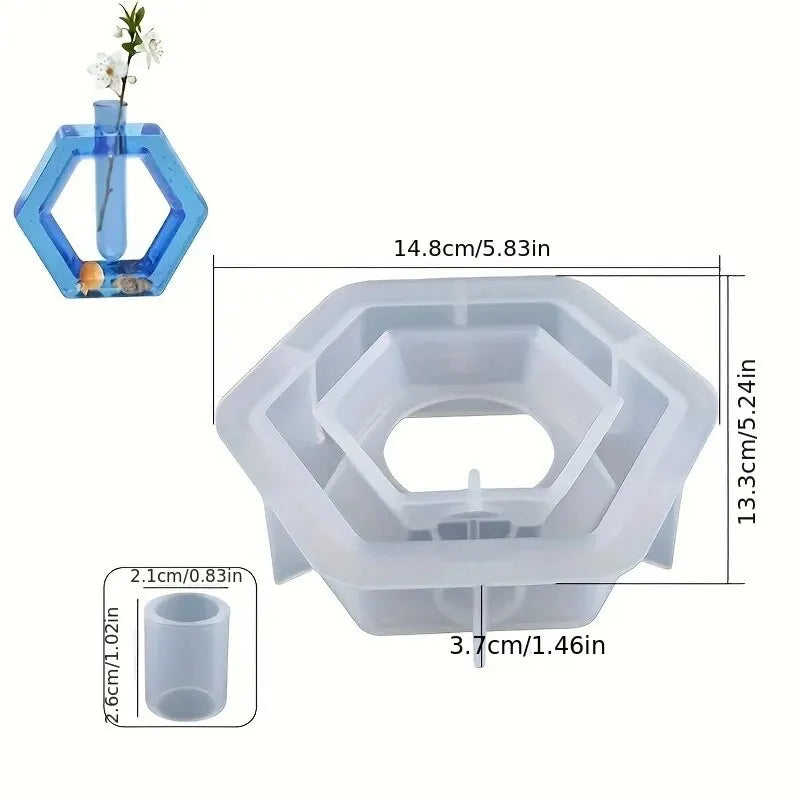 Arched Flower Pot Silicone Mold - DIY Planter & Vase Casting Mold