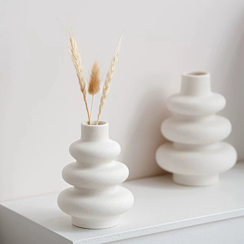 Modern White Decorative Vase
