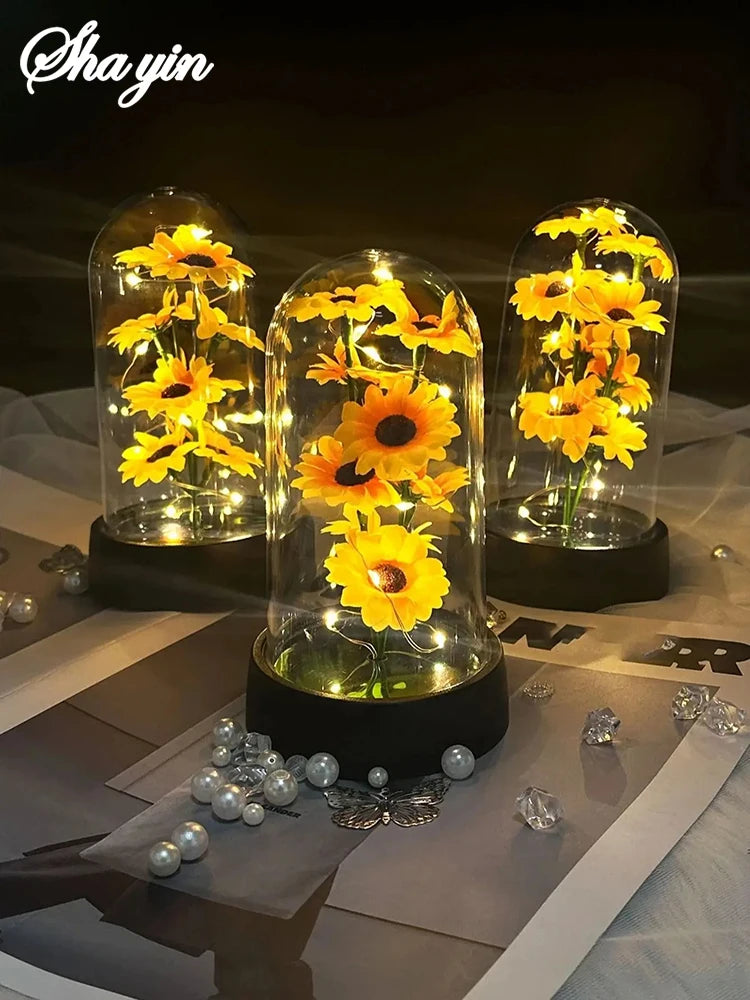 Eternal Sunflower Gift Set - Thoughtful Keepsake for Mother's Day, Graduation & Special Occasions