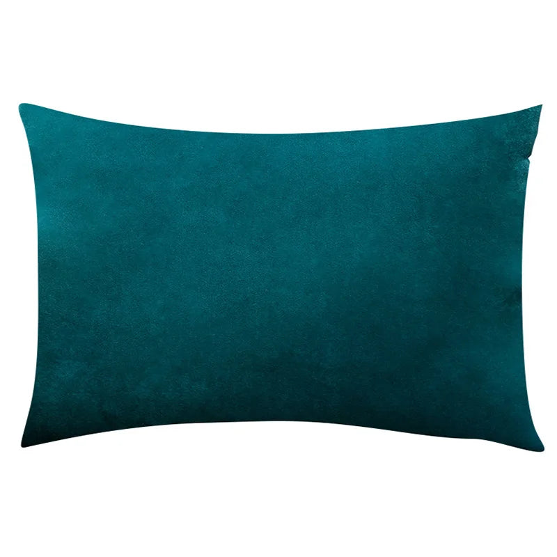 Luxury Velvet Cushion Cover - Elegant Rectangular Pillow Case for Sofa & Bedroom
