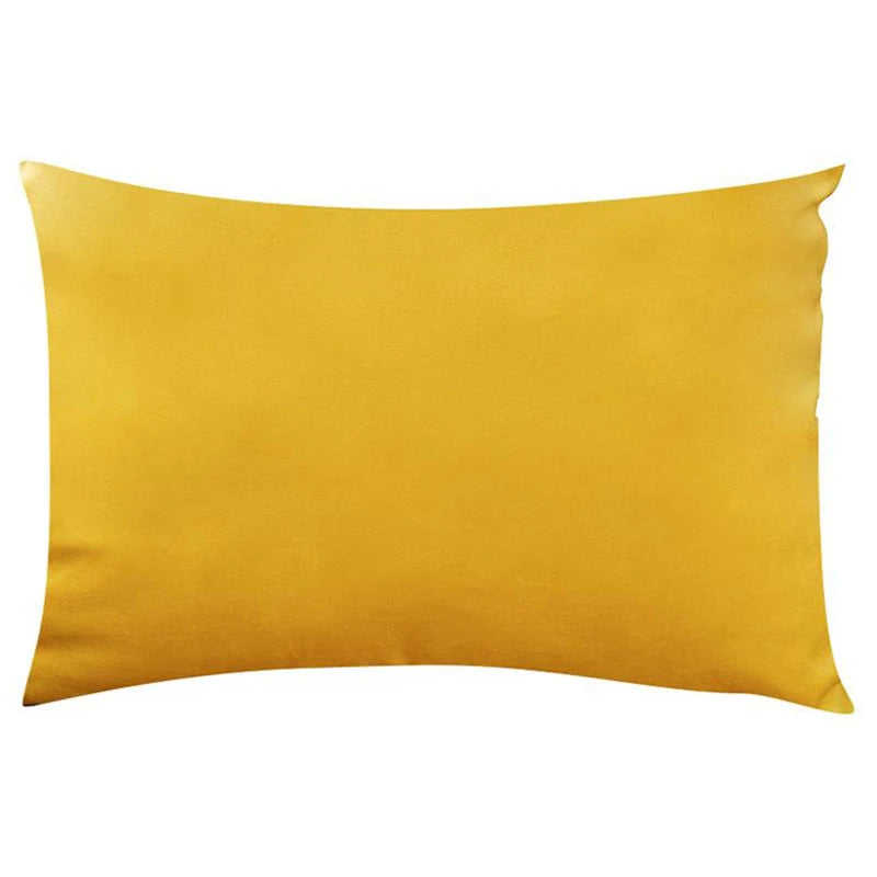 Luxury Velvet Cushion Cover - Elegant Rectangular Pillow Case for Sofa & Bedroom