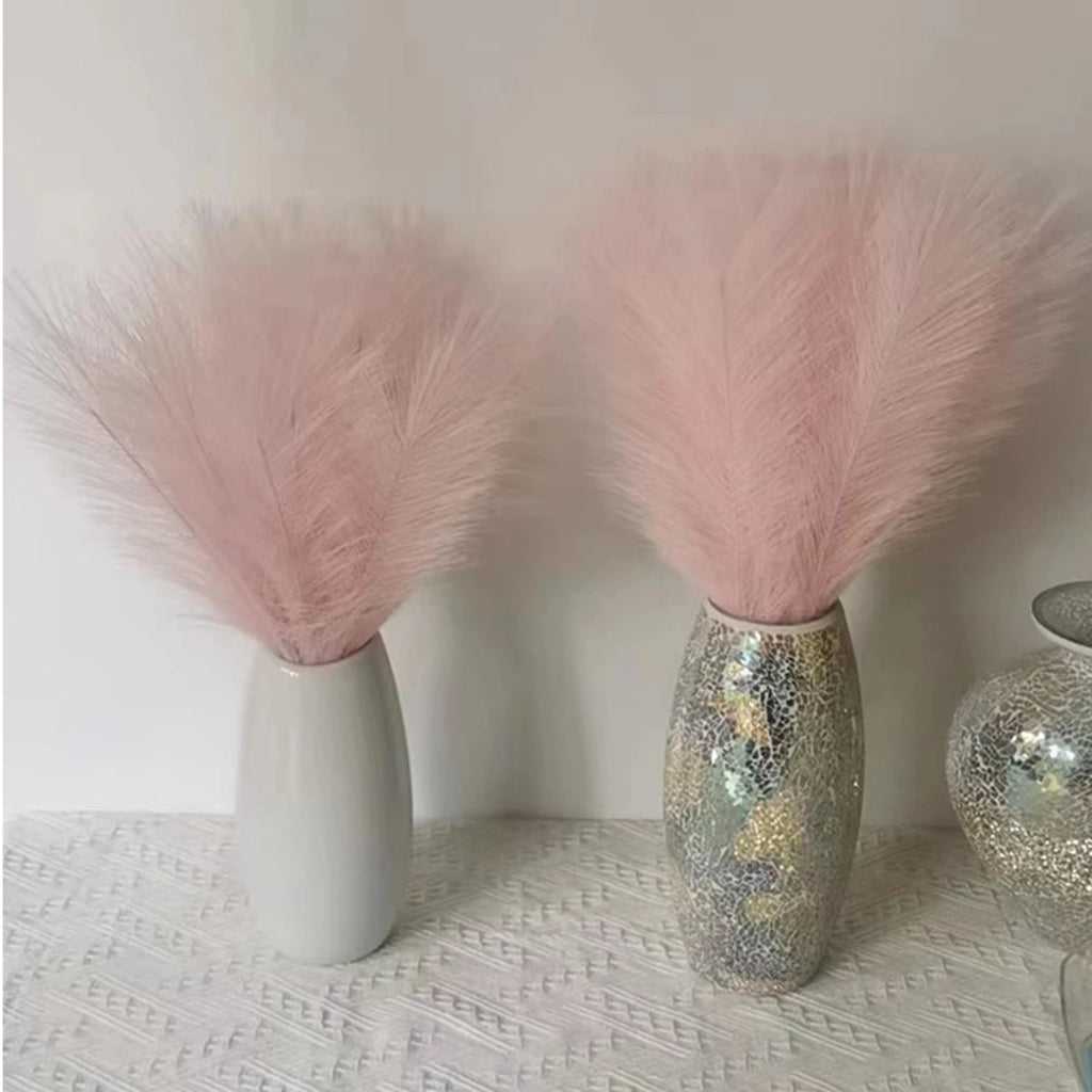 Artificial Pampas Grass Stems (10 Pack) - Boho Wedding & Home Decor