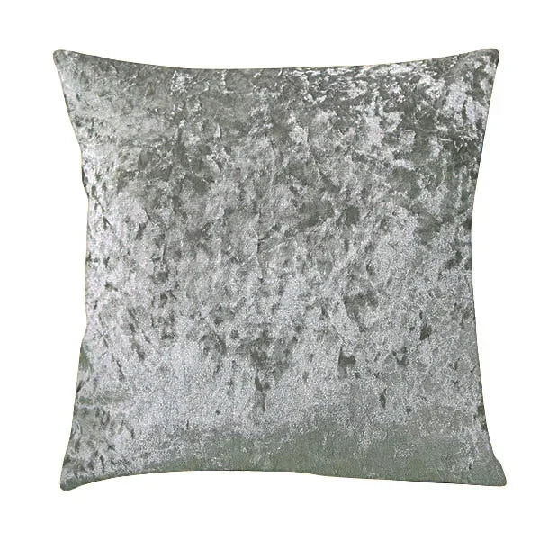 Luxury Crushed Velvet Cushion Cover - Nordic Style 18x18"