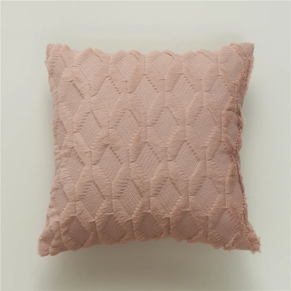 Plush Decorative Cushion Cover – Cozy Home Décor for Living Room & Bedroom